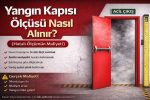 yangin kapisi ölçüsü alma