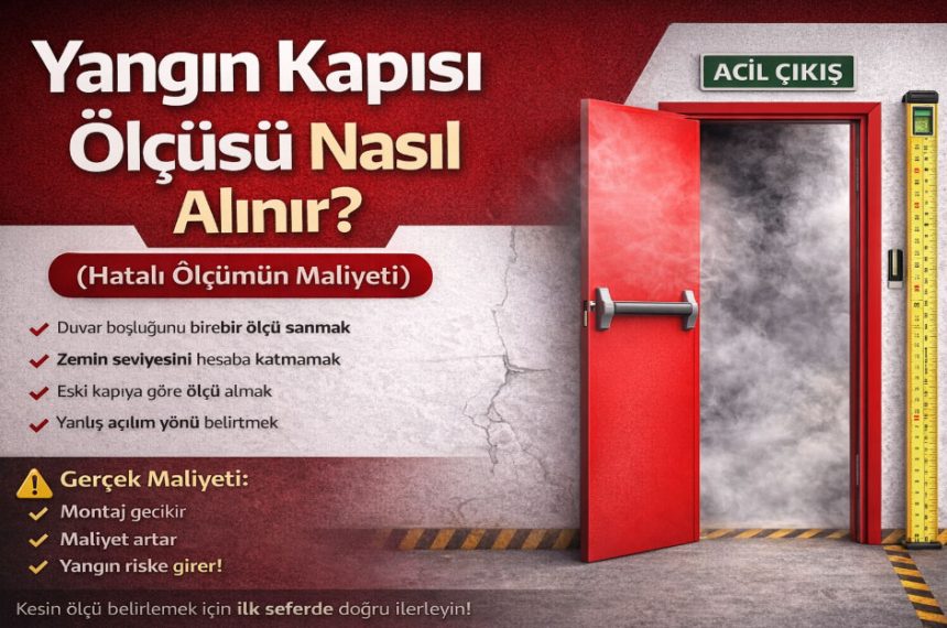 yangin kapisi ölçüsü alma