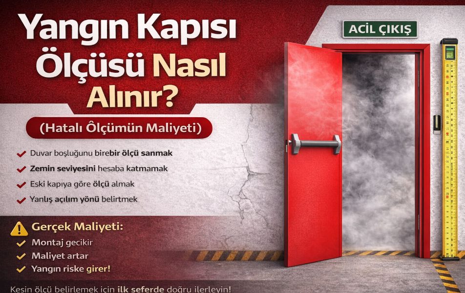 yangin kapisi ölçüsü alma