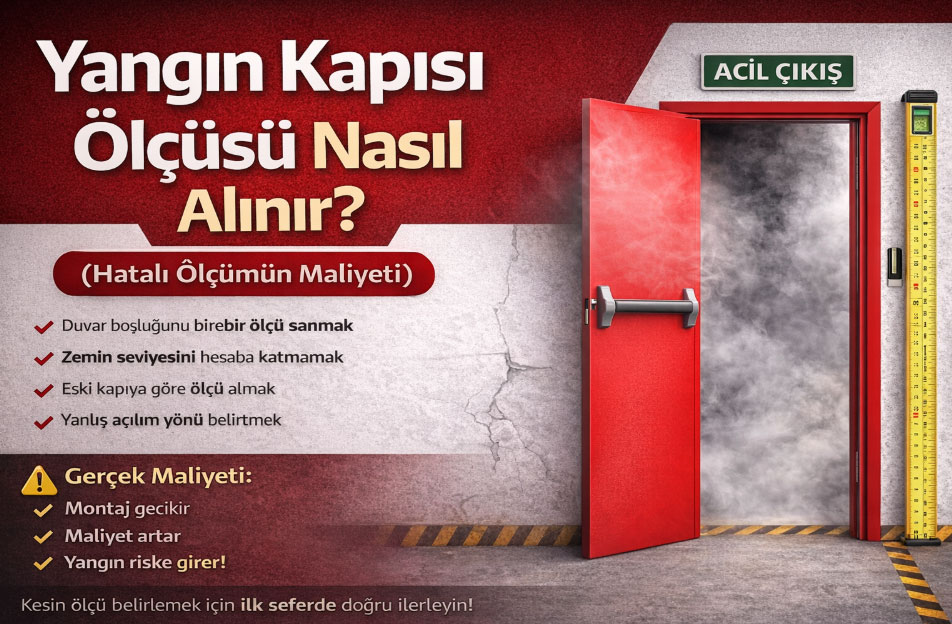 yangin kapisi ölçüsü alma